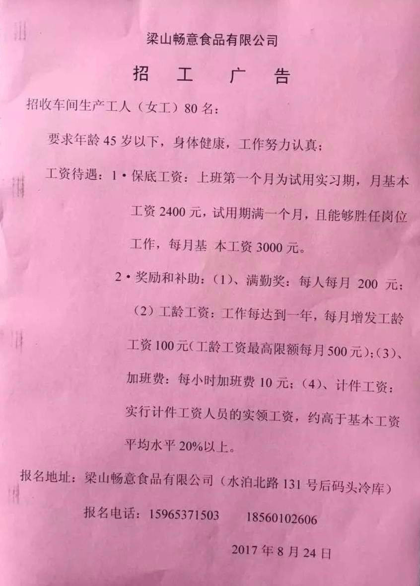 临山最新招工信息全面解析